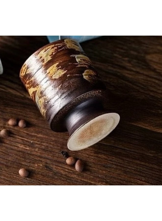 Clink Vintage Style Coffee Cup Creative Japanese Style High-foot Tea Cup Office Home Mug - Image 4